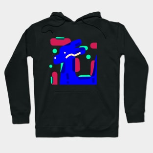 vibrant and colorful hand-drawn dragon Hoodie